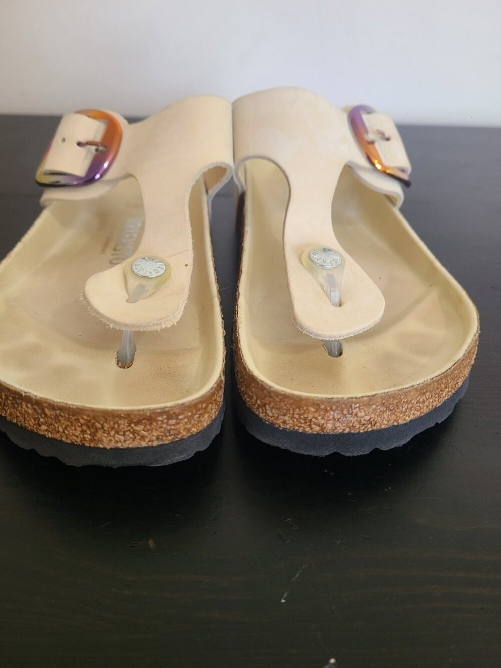 Birkenstock Gizeh Big Buckle Ecru size 37 - Picture 5 of 8